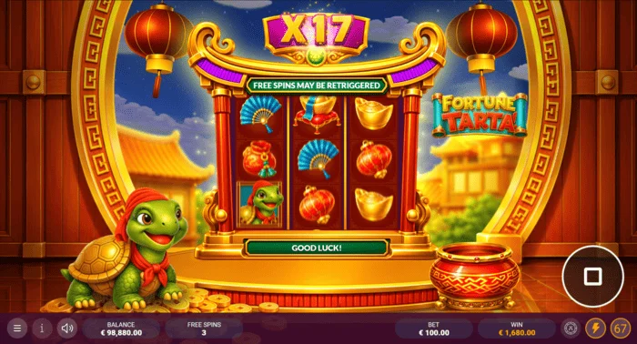 Fortune Tarta - način rada Free Spins s množiteljem